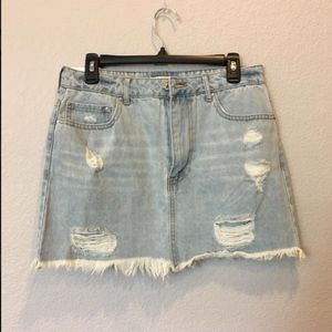 Denim Mini Skirt